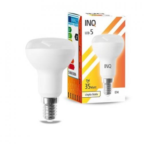 LED žárovka INQ, E14 refl.R50 5W, teplá bílá   IN147995