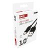 Kabel USB 2.0 A – micro B, 1 m, Quick Charge 2 A, černý