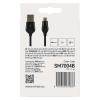 Kabel USB 2.0 A – micro B, 1 m, Quick Charge 2 A, černý