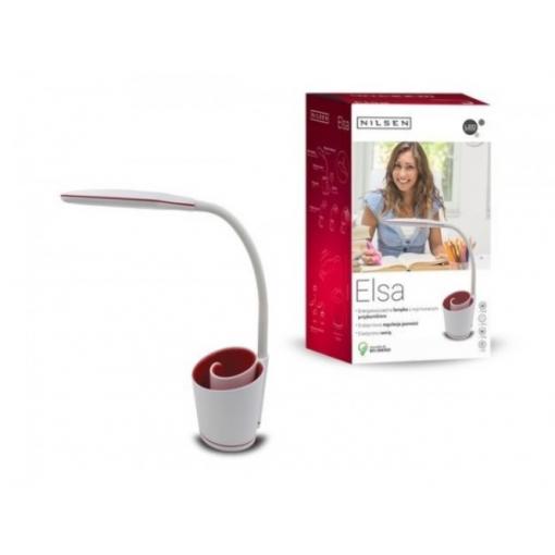 NILSEN LED stolní lampa ELSA dotyková, stmívatelná, 6W,  bílá   PX021