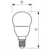 LED žárovka Philips E14 7W 2700K 230V P48 FR