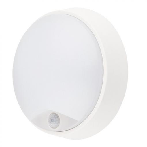 Solight LED venkovní osvětlení se senzorem, IP54,14W, 1000lm, 4000K, 22cm  WO724