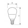 LED žárovka Philips E14 5,5W/40W 2700K 230V P45 FR   P474891