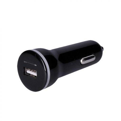USB nabíječka, adaptér do auta 1x QCOMM, 5V/2,4A, 6V/3A, 9V/1,67, 12/1,2A - 18W max., 12V - 24V DC, černý  DC44