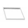 Hliníkový rám pro LED panely 600 × 600 mm, bílý, povrchová montáž
