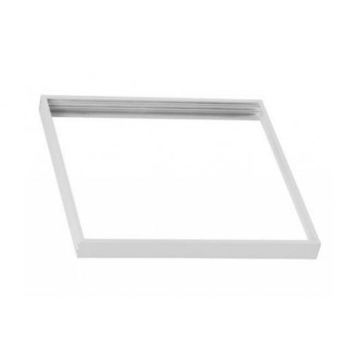 Hliníkový rám pro LED panely 600 × 600 mm, bílý, povrchová montáž