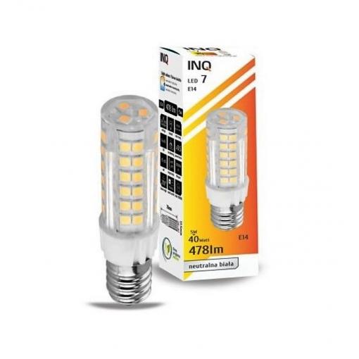 LED žárovka INQ, E14 5-40W,  neutrální bílá,   IN148589