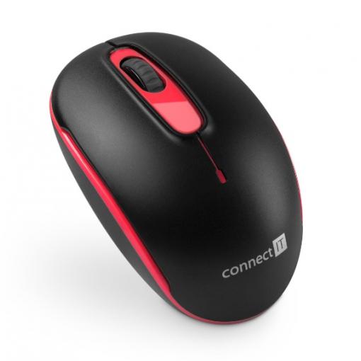 CONNECT IT bezdrátová optická myš s nano přijímačem, růžová  CMO-1000-PK