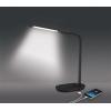 Solight LED stolní lampa dotyková, 8W, stmívatelná, 4500K, USB, černá  WO50-B