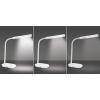 Solight LED stolní lampa dotyková, 8W, stmívatelná, 4500K, USB, bílá  WO50-W