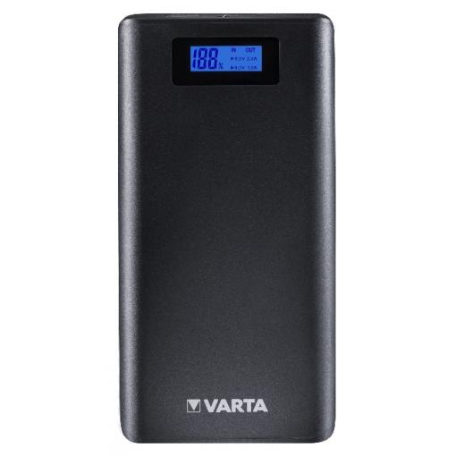 Záložní zdroj energie VARTA LCD PowerBank 18200mA, 2xUSB, 1xmicroUSB  57972
