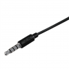 Thomson sluchátka s mikrofonem EAR3005, silikonové špunty, černá  132479