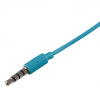 Thomson sluchátka s mikrofonem EAR3005, silikonové špunty, tyrkysová  132483
