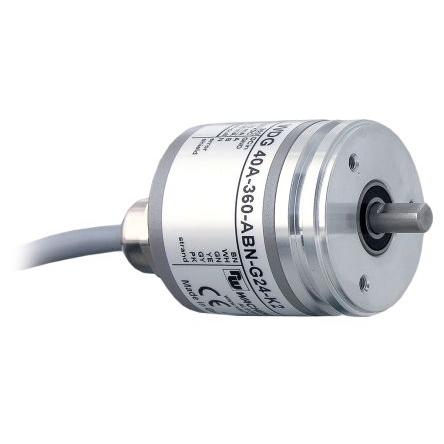 Přírůstkový kodér, řada: WDG 40A Přírůstkové HTL 30V dc 12000 rpm 20 ppr Pevný IP67, IP65 Wachendorff 6 mm