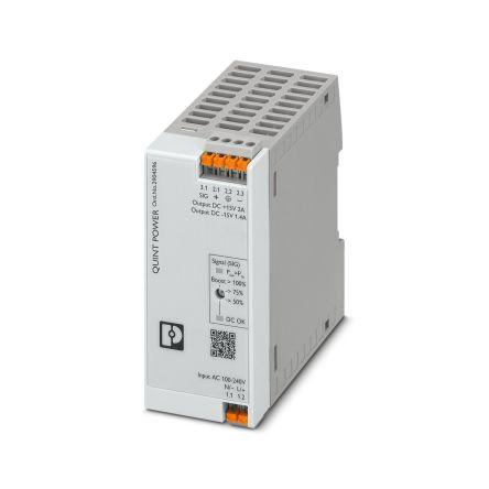 Phoenix Contact Napájecí zdroj na lištu DIN QUINT POWER Spínaný napájecí zdroj 250V ac 2 A St. 15V dc DC 100 W