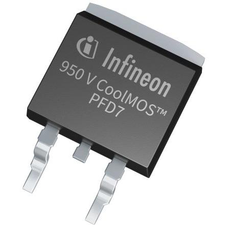 AEC-Q101, řada: iPB MOSFET IPB95R450PFD7ATMA1 N-kanálový 13.3 A 950 V Infineon, TO-263, počet kolíků: 3 kolíkový