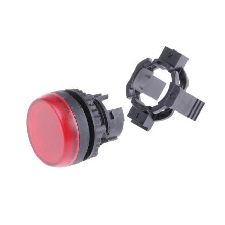 BACO Hlava kontrolky, řada: BACO Červená, průměr výřezu: 22 mm Panel montáž