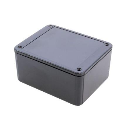 Hammond Pouzdro, řada: RL IP54 S přírubou barva Černá barva Černá Plast ABS 125 mm 60 mm 100 mm
