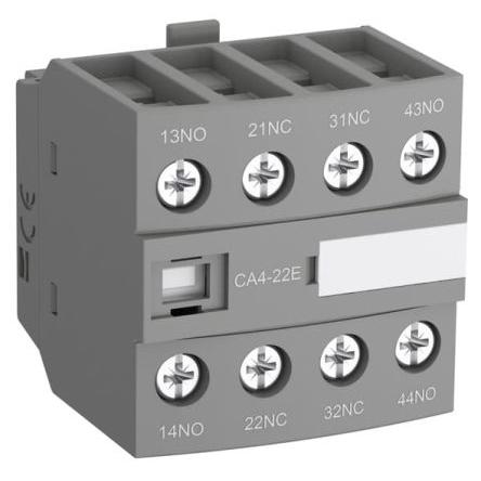 ABB Blok pomocných kontaktů 2 NC/2 NO 2 Přední montáž, rozsah: CA4-22M s Šroub 6 A 690V