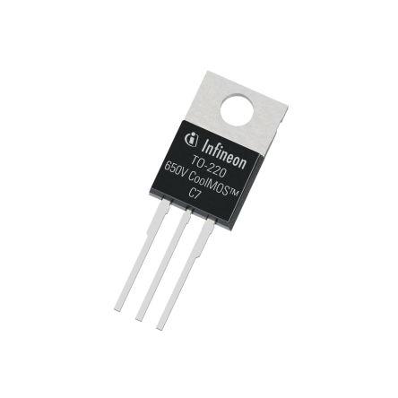 řada: IPP MOSFET IPP65R125C7XKSA1 18 A Infineon, TO-220, počet kolíků: 3 kolíkový
