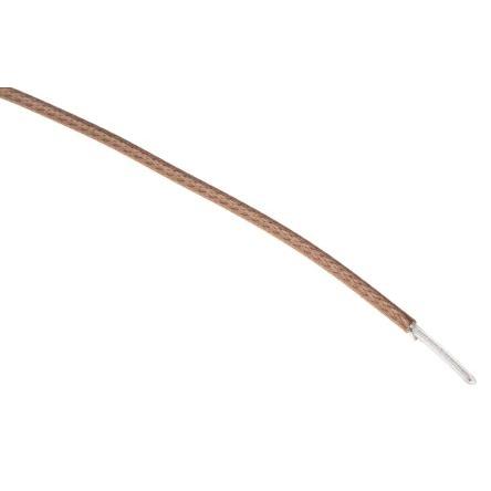 Koaxiální kabel, řada: RG-Kabel RG316/U, Hnědá Fluorovaný ethylenpropylen, vnější průměr: 2.5 mm OD 25 m 50 Ω Habia Bez