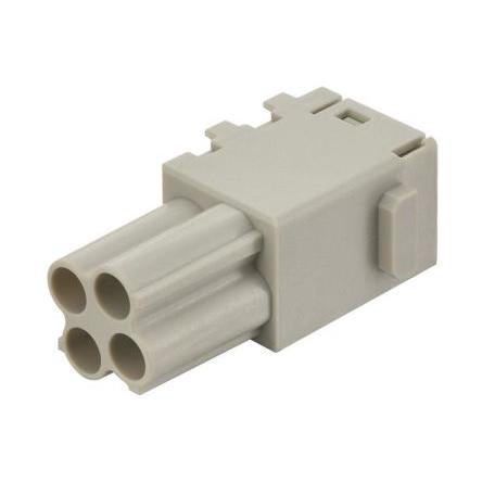 HARTING Napájecí konektor pro vysoké zatížení, řada: Han-Modular, Han-Domino, počet kontaktů: 4 16A Vnitřní, Kabel, 400V