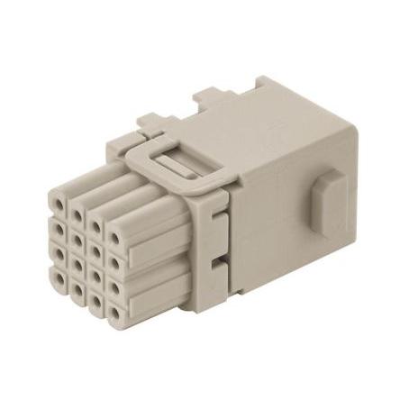 HARTING Napájecí konektor pro vysoké zatížení, řada: Han-Modular, Han-Domino, počet kontaktů: 6 4A Vnitřní, Kabel, 32V