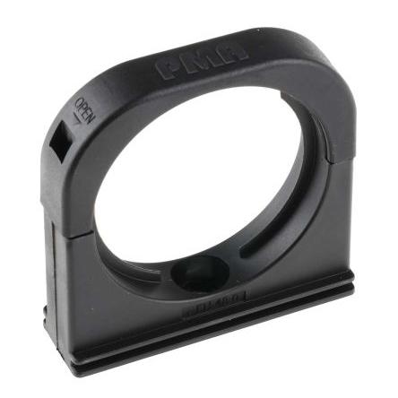 Kabelová spona pro průměr svazku 50 mm Nylon 66 Černá Šroubová PMA