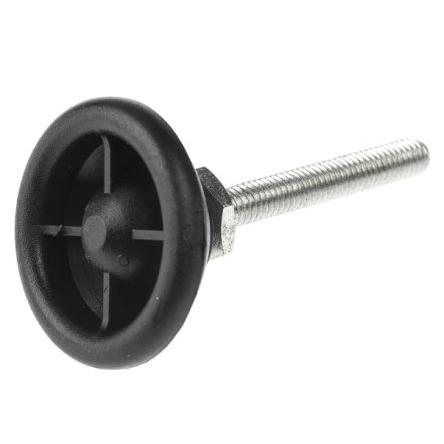 A040/002 Nu-Tech Engineering M6 40 mm Polyamidem vyztužený nylon Nastavitelná noha 300 kg 10 °