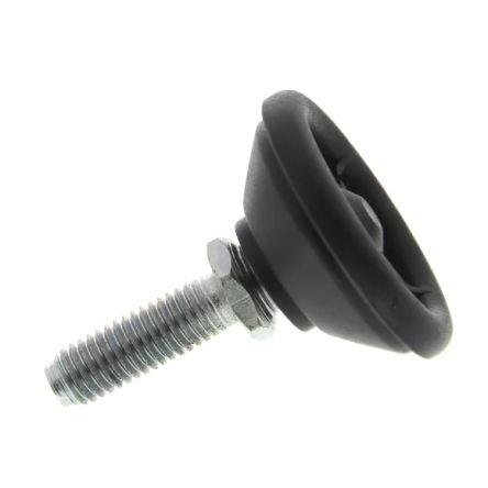 A040/003 Nu-Tech Engineering M8 40 mm Polyamidem vyztužený nylon Nastavitelná noha 450 kg 10 °