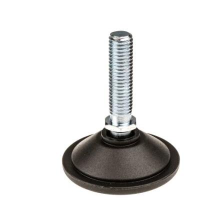 A040/014 Nu-Tech Engineering M10 50 mm Polyamidem vyztužený nylon Nastavitelná noha 500 kg 10 °