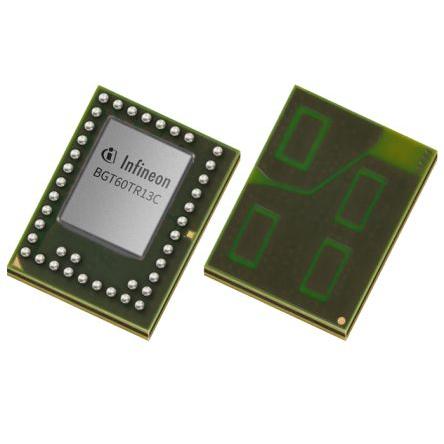 Infineon Radarový snímač BGT60TR13CE6327XUMA1 FM, počet kolíků: 40 kolíkový, PG-VF2BGA-40