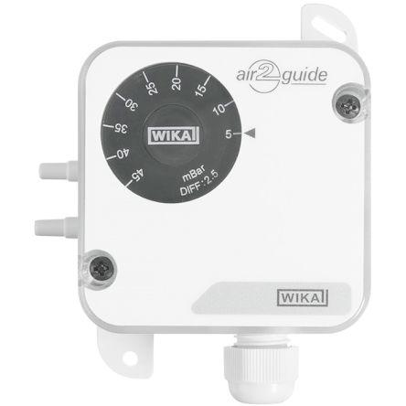 Tlakový spínač, řada: A2G-40 air2guide 30 Pa 250V IP54, max. tlak: 500 pA WIKA