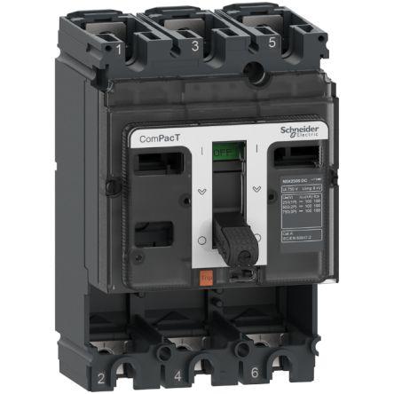 Schneider Electric Jistič s lisovaným pouzdrem, rozsah: ComPacT NSX 3pólový 100A vypínací výkon 36 kA, rozsah: ComPact