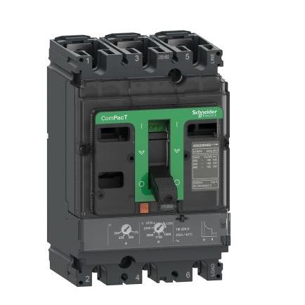 Schneider Electric Jistič s lisovaným pouzdrem, rozsah: ComPacT NSX 3pólový 40A vypínací výkon 50 kA, rozsah: ComPact