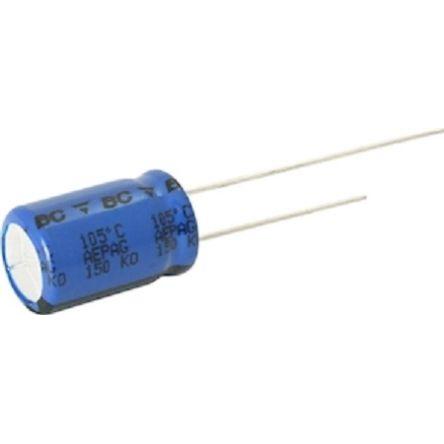 Kondenzátor, řada: 172 RLX 2200 μF ±20 % 35V dc Radiální vedení MAL217250222E3, Radiální, Průchozí otvor AEC-Q200 Vishay