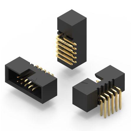 Wurth Elektronik Konektor PCB, řada: WR-BHD, Vodič-deska, počet kontaktů: 16, počet řad: 2, rozteč: 1.27 mm, orientace