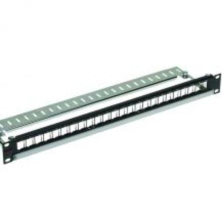 Propojovací pole RJ, řada: PowerCat Cat5e, počet portů: 24portový RJ45 F/UTP 1 U barva Bílá, Černá Molex Premise