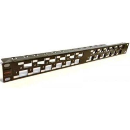 Propojovací pole RJ Cat5e, počet portů: 24portový RJ45 UTP 1 U barva Černá Molex Premise Networks