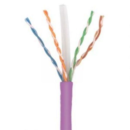 Molex Premise Networks Kat6 Ethernetové kabely, Fialová 500 m, typ pláště: U/UTP