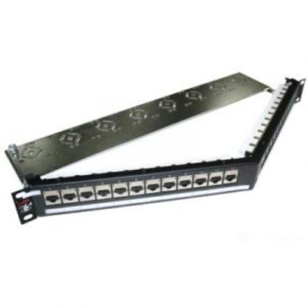 Propojovací pole RJ, řada: PowerCat 6A, počet portů: 24portový RJ45 FTP 1 U Molex Premise Networks