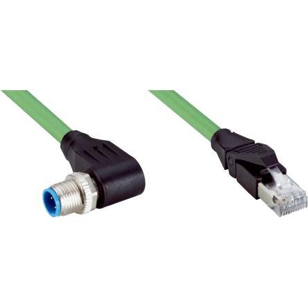 Kabel konektoru, A: Vnější, A: M12 4, B: Přímý, B: Vnější, 300V ac 4, IP67, řada: YN2D24 SICK 5 m