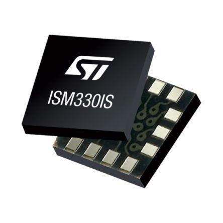 STMicroelectronics Akcelerometr a gyroskop ISM330ISTR Povrch 3osý, I2C/SPI, počet kolíků: 14 kolíkový, LGA-14L, typ