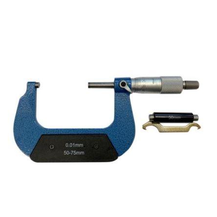 Mikrometr, přesnost: ±0.005 mm Externí, rozlišení: 0.01 mm, Metrické, max. měření: 75 mm RS PRO