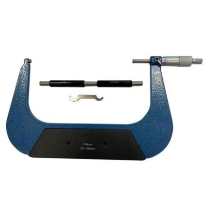 Mikrometr, přesnost: ±0.007 mm Externí, rozlišení: 0.01 mm, Metrické, max. měření: 200 mm RS PRO