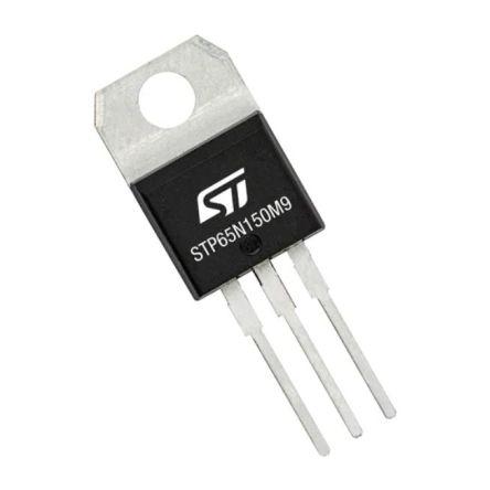 MOSFET STP65N150M9 N-kanálový 20 A 650 V STMicroelectronics, TO-220, počet kolíků: 3 kolíkový Vylepšení