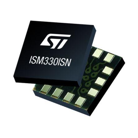 STMicroelectronics Akcelerometr a gyroskop ISM330ISNTR Montáž na plošný spoj 3osý, SPI, počet kolíků: 14 kolíkový,