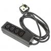 Schurter Prodlužovací kabel, řada: 4748 2m kabel, 250V ac 10A CEE IEC C13