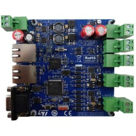 Vyhodnocovací deska Průmyslová vyhodnocovací deska PLC připravená k použití Digitální napájení STMicroelectronics