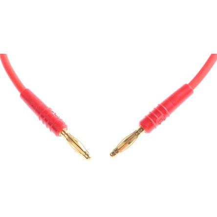 Staubli Zkušební kabel s konektorem, Červená 10A, délka kabelů: 450 mm, 30 V ac, 60V dc, Polyvinylchlorid, úroveň